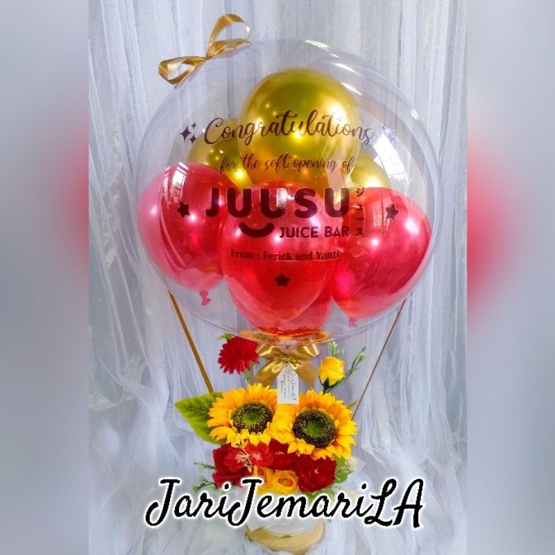 bloom box bucket balon grand opening medan hadiah grand opening hadiah open house medan