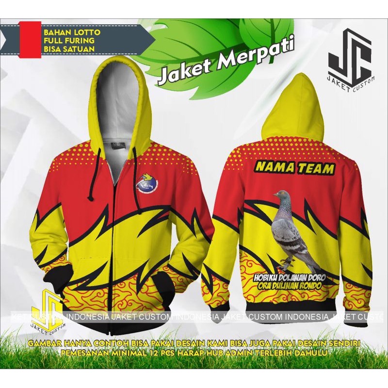 JAKET MERPATI BALAP