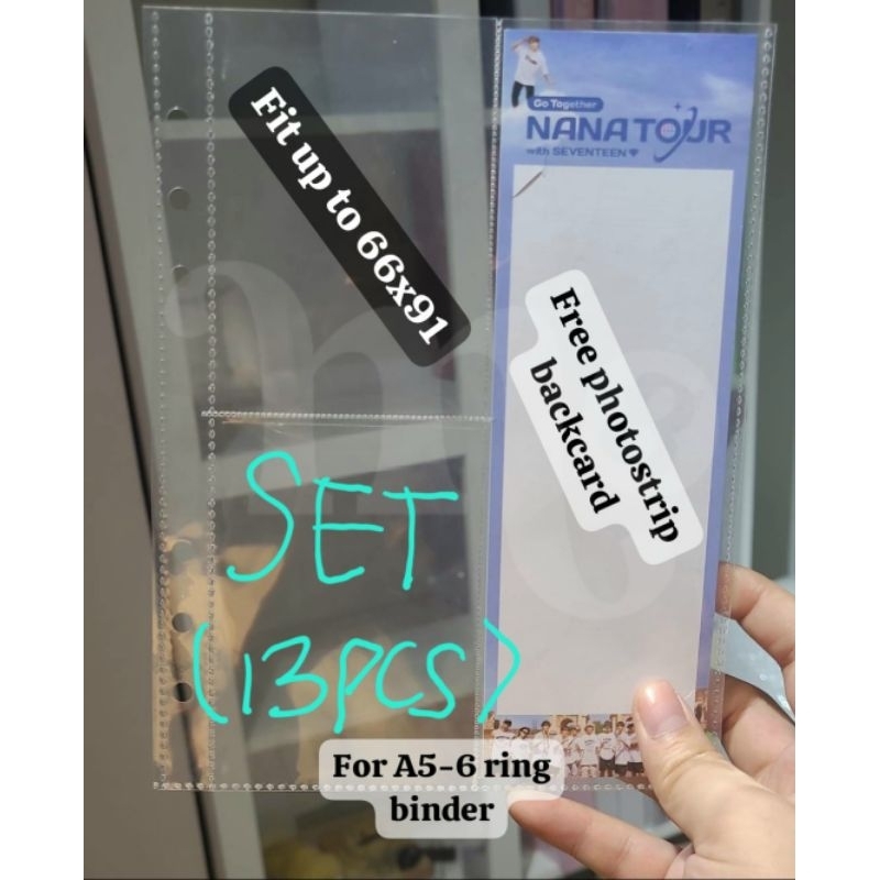 (SET 13LEMBAR) CUSTOM SLEEVE PAGES A5 - NANA TOUR EDITION