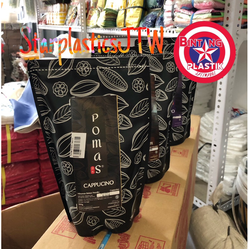 

RB22 BUBUK MINUMAN BUBBLE TIME / POMAS Boba Drinks 500gr / CAPPUCINO / OREO / Coklat / Strawberry /