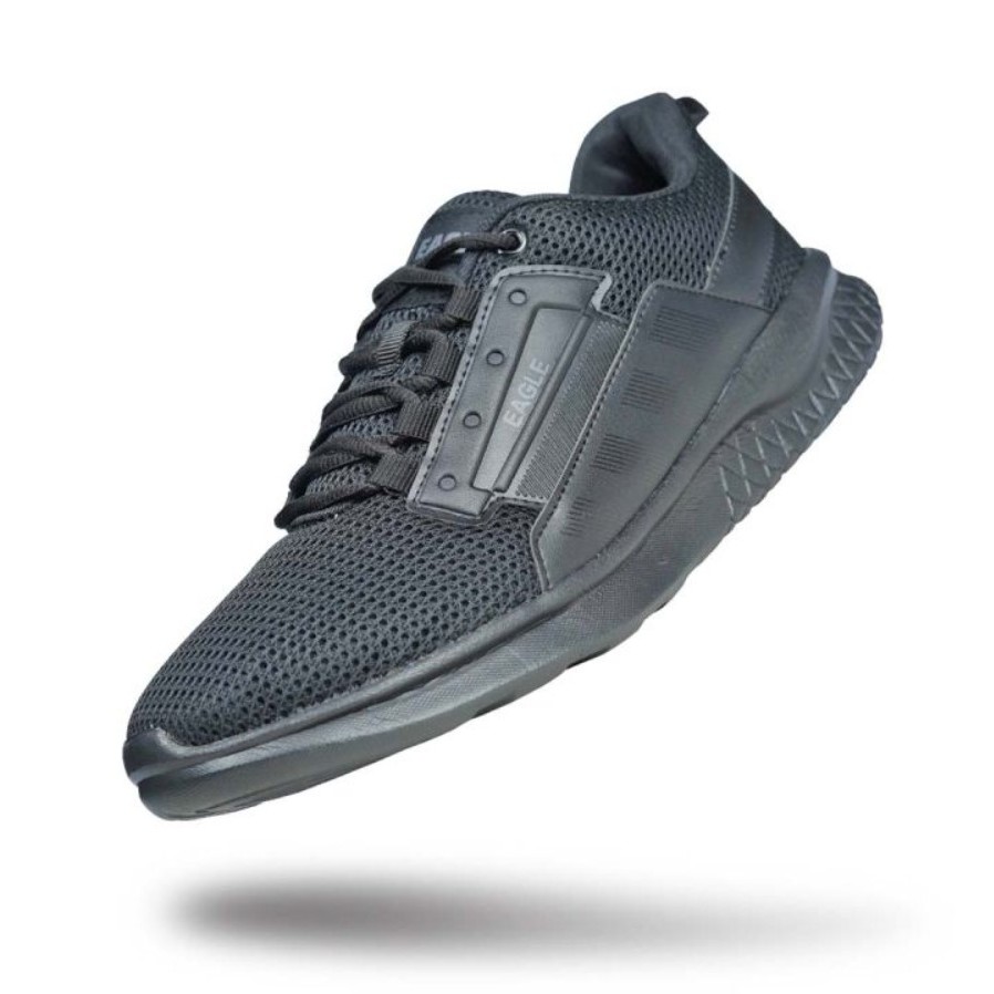 SALE Sepatu Eagle SPARTA Shoes Running Black Hitam Original Only Limited Editions