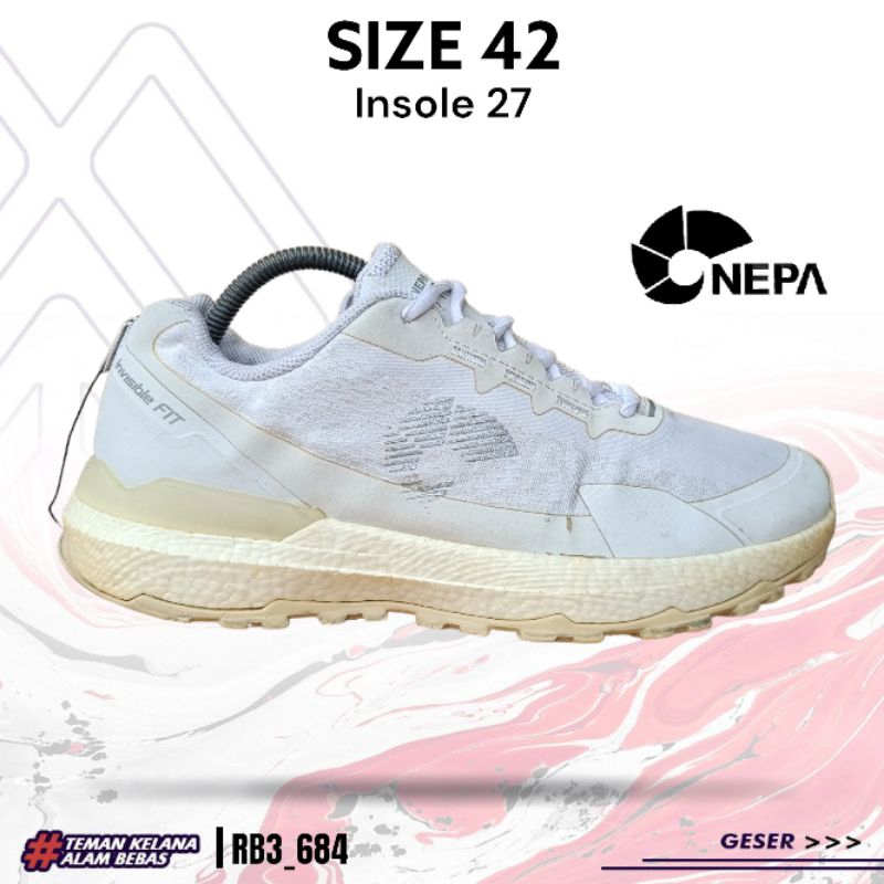 SEPATU NEPA running trail ll size 42