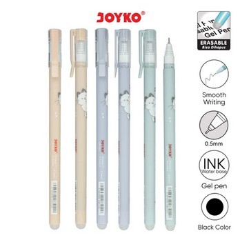 

Erasable Gel Pen Pulpen Bisa Dihapus Joyko GP-334 Shokyo 7 Gel 0.5 mm ,-