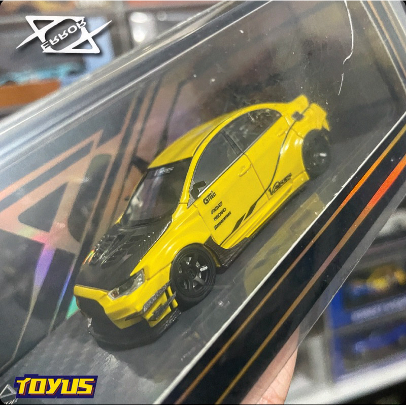 Error 404 -  Mitsubishi Lancer Evo X Varis Yellow - Error404