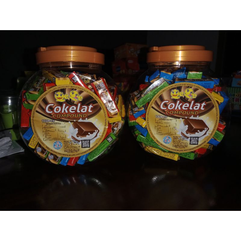 

permen Coklat compound isi 100pcs