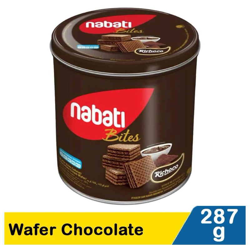 

Nabati Coklat Wafer Kaleng 287gr - Idaman Bagus