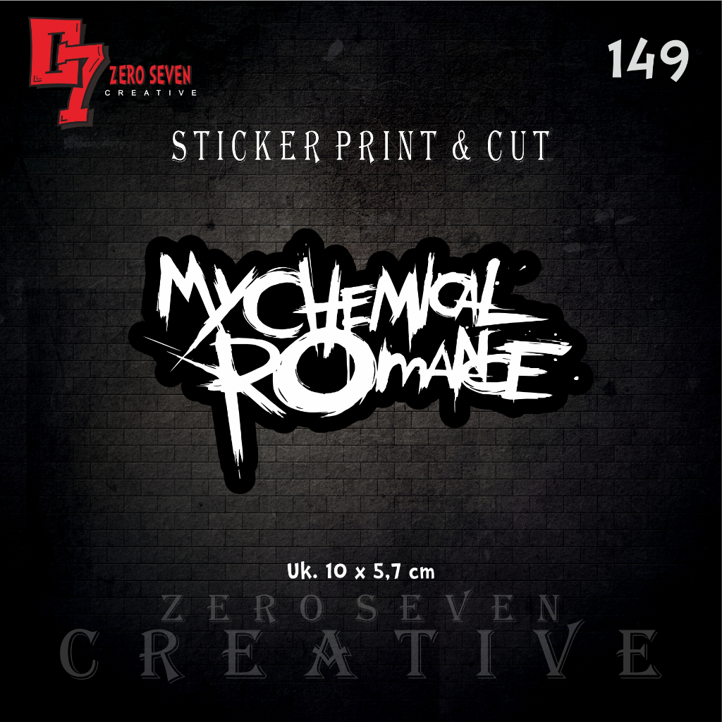 

STIKER BAND MY CHEMICAL ROMANCE (MCR) / RACING / STIKER MOTOR / AESTHETIC / VYNIL / ANTI AIR / PRINT & CUT