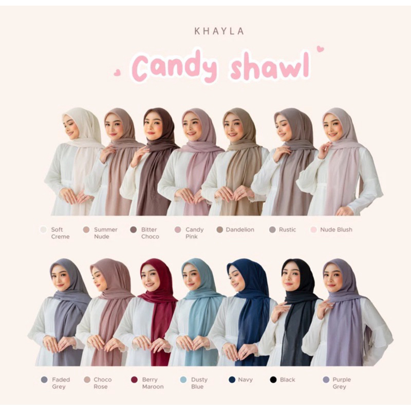 Khayla Hijab Outfitlabs (Pashmina Square/Segiempat Rasa Pashmina)