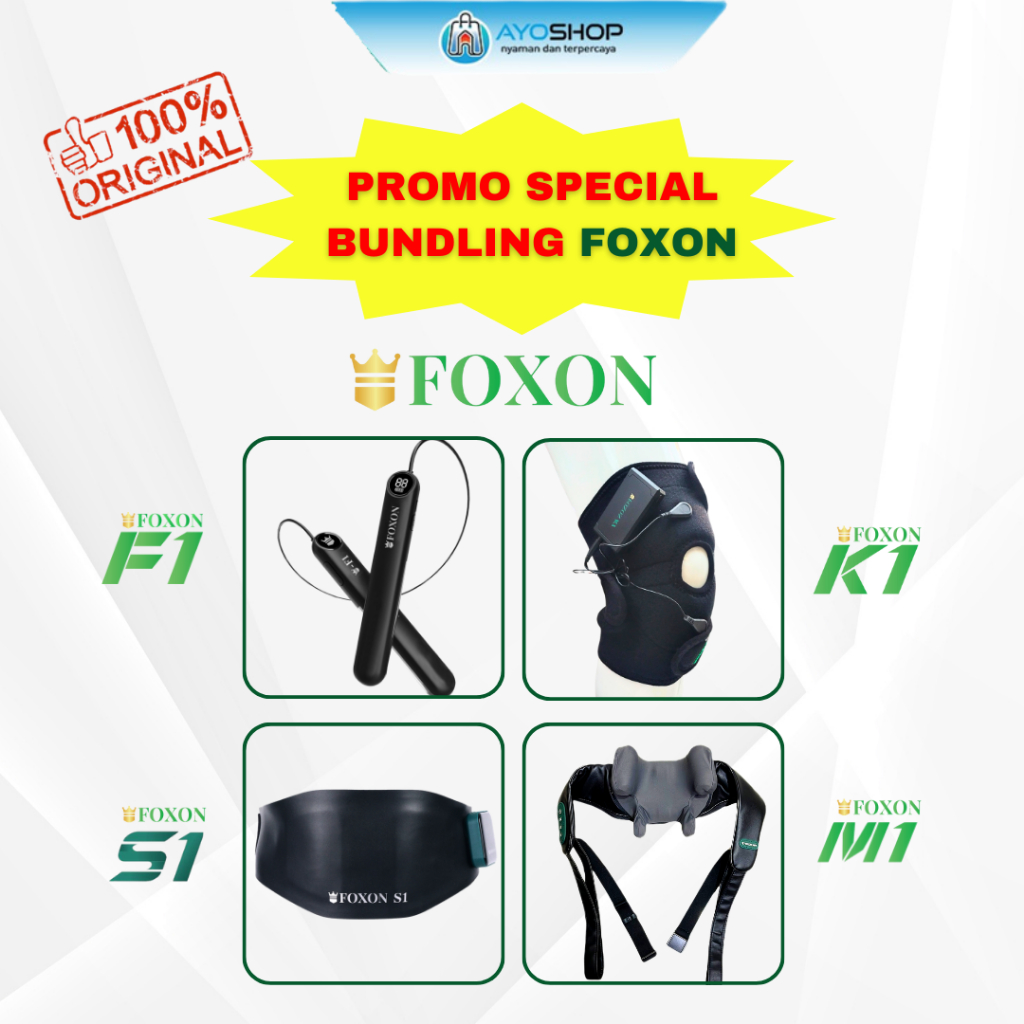 Promo Bundling Foxon (Foxon F1, Foxon S1, Foxon K1, Foxon M1)