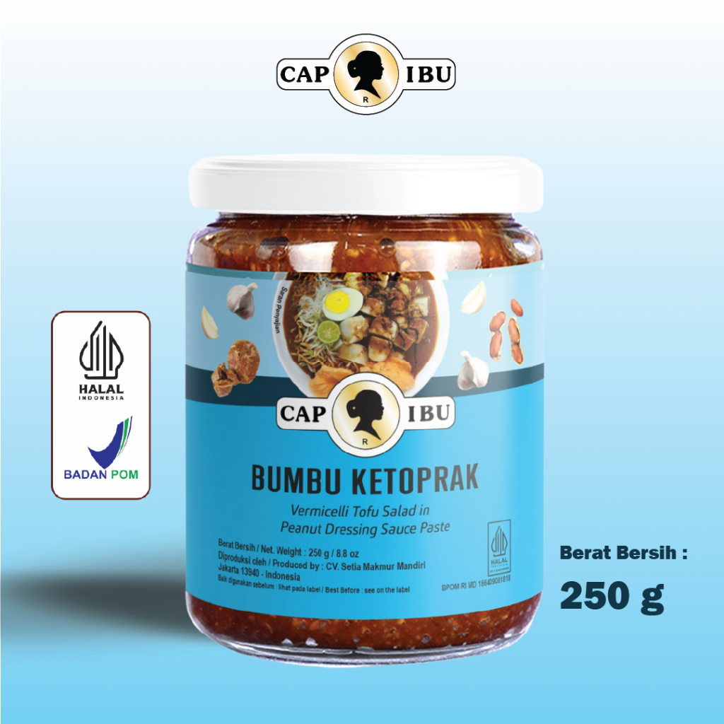 

CAP IBU Bumbu Ketoprak Kemasan Jar Beling