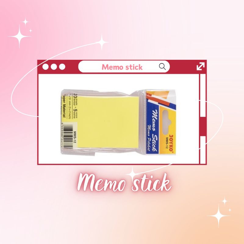 

Sticky Notes (5 Colours)