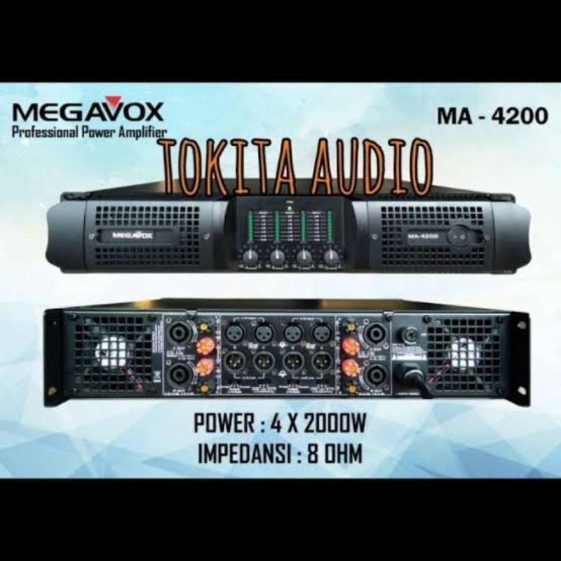 Power Ampli MEGAVOX MA - 4200 | 8000W