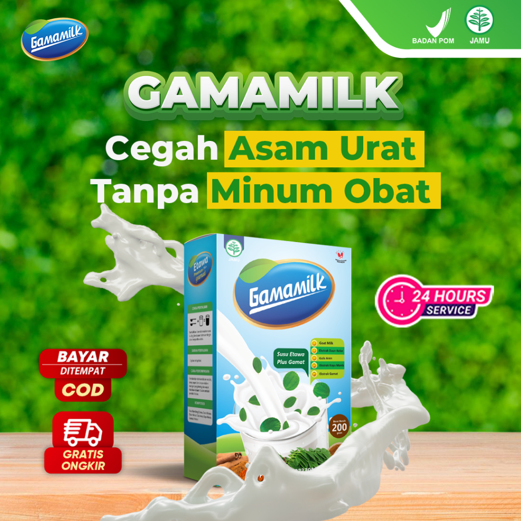 

GAMAMILK Susu Etawa plus Gamat - Solusi Cegah Masalah Asam Urat
