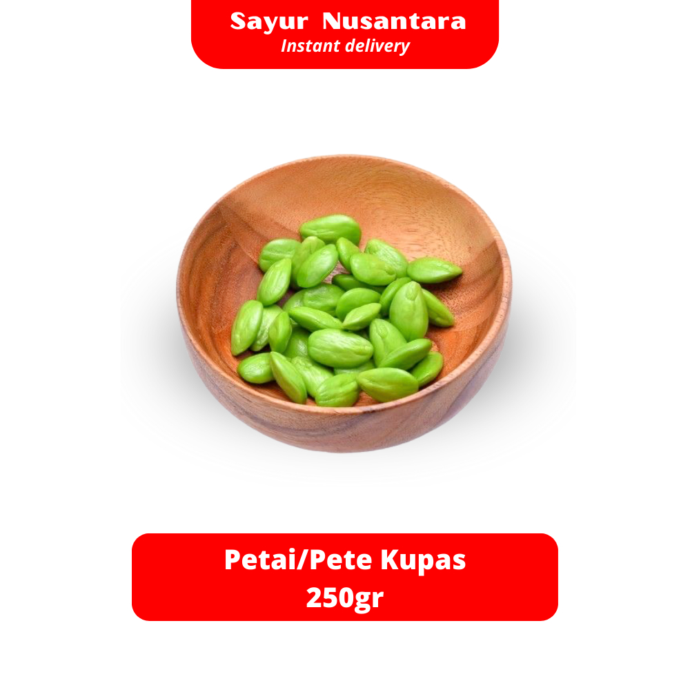 

Petai/Pete Kupas 250gr - Sayur Nusantara
