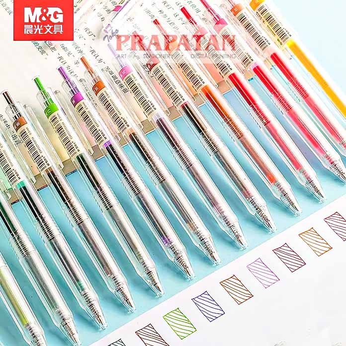 

M&G Retractable Gel Pen 0.5mm AGPH5603 | Pena Jel | Pulpen