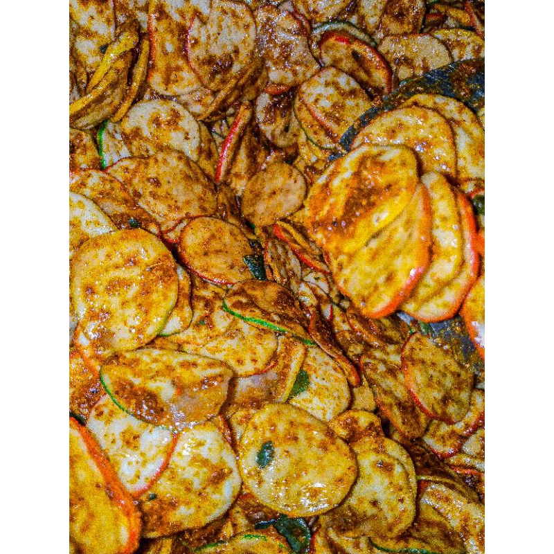 

Krupuk sebring pedas daunjeruk kemasan 250gr