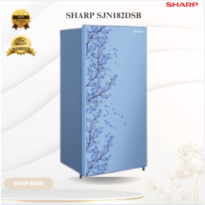 SHARP KULKAS 1 PINTU SJN182DSB 157 L/SJN-182DSB/SJN 182DSB/SHARP KULKAS 1 PINTU LOW WATT MURAH ORI