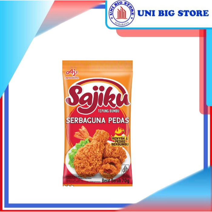 

Sajiku Tepung Bumbu Serba Guna PEDAS 70 gr