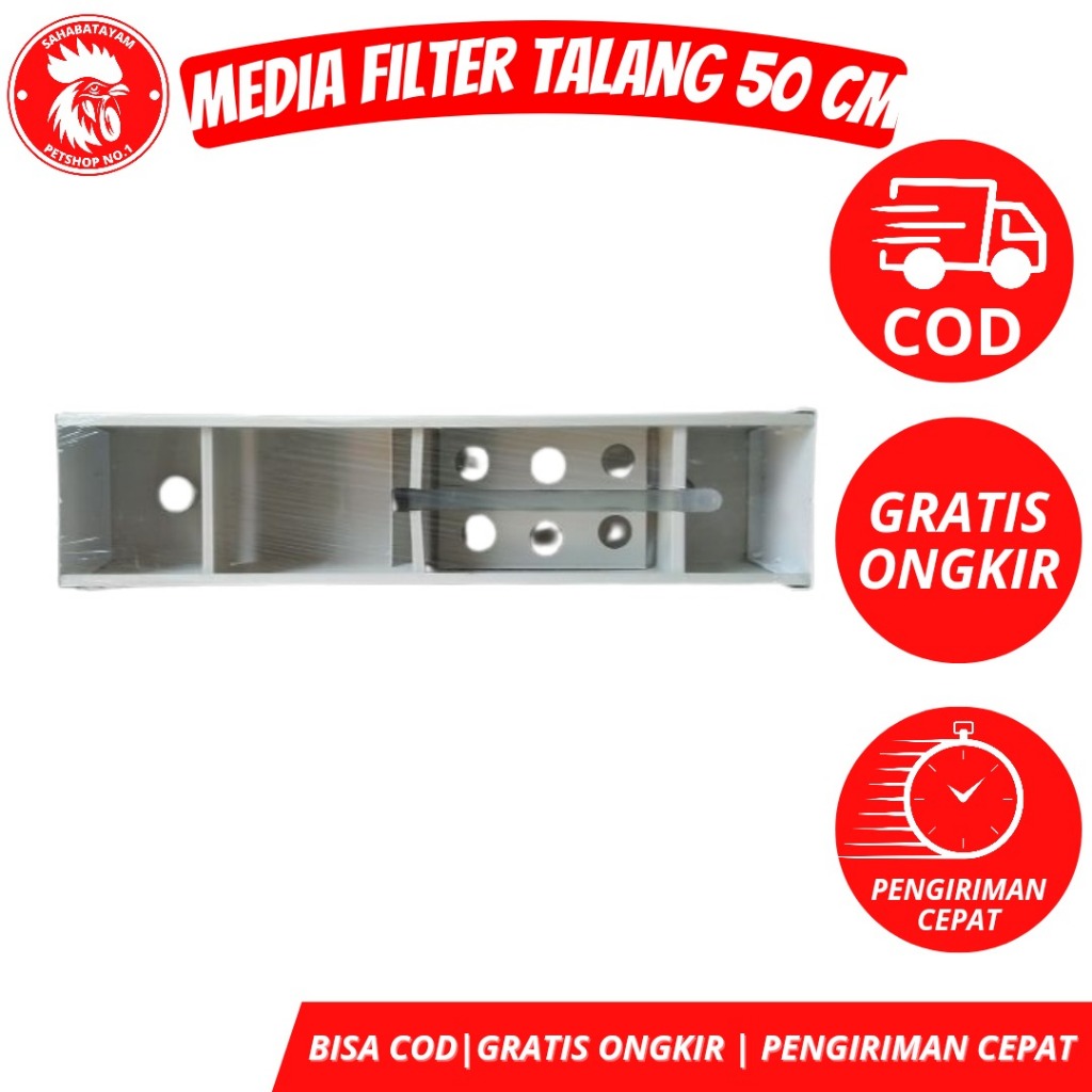 BISA COD TALANG FILTER UK 50 CM / TALANG FILTER AQUARIUM / TALANG FILTER AKUARIUM KACA / TALANG FILT