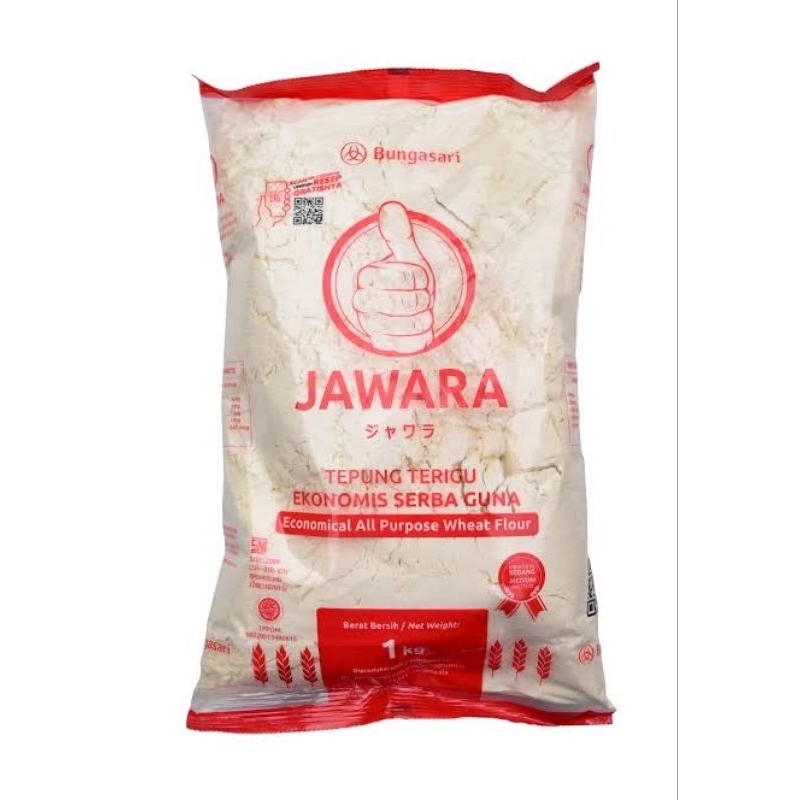 

tepung terigu Jawara kemasan 1kg