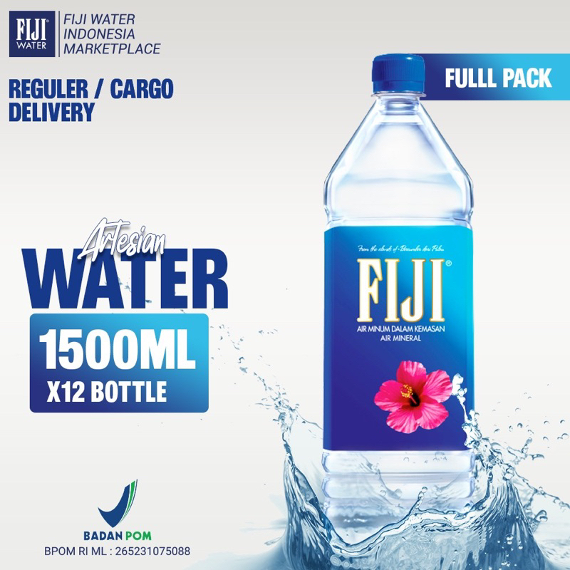 

[REG/CARGO] AIR FIJI WATER NATURAL ARTESIAN 1.5 L (12 BOTTLES)