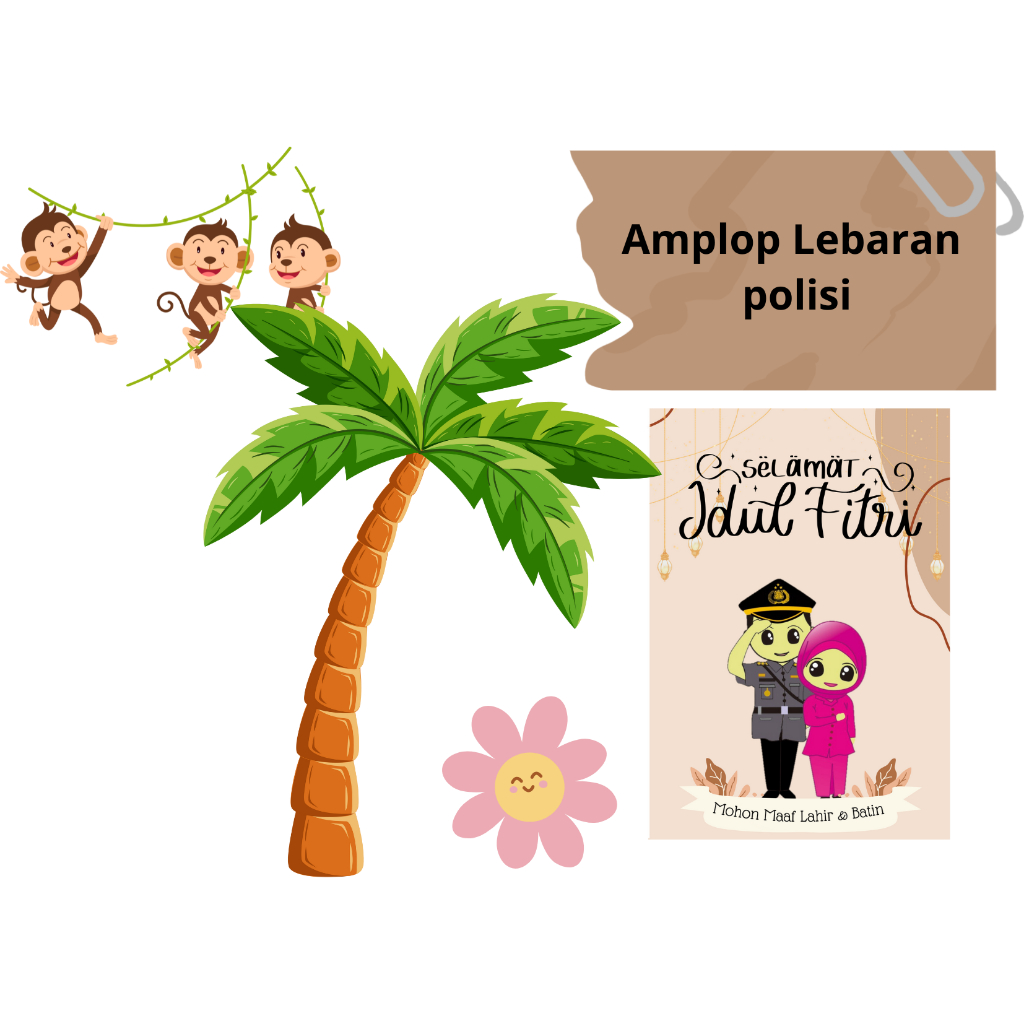 

Amplop Lebaran Polisi 2024/HVS isi 12 pcs/ukuran 10x7