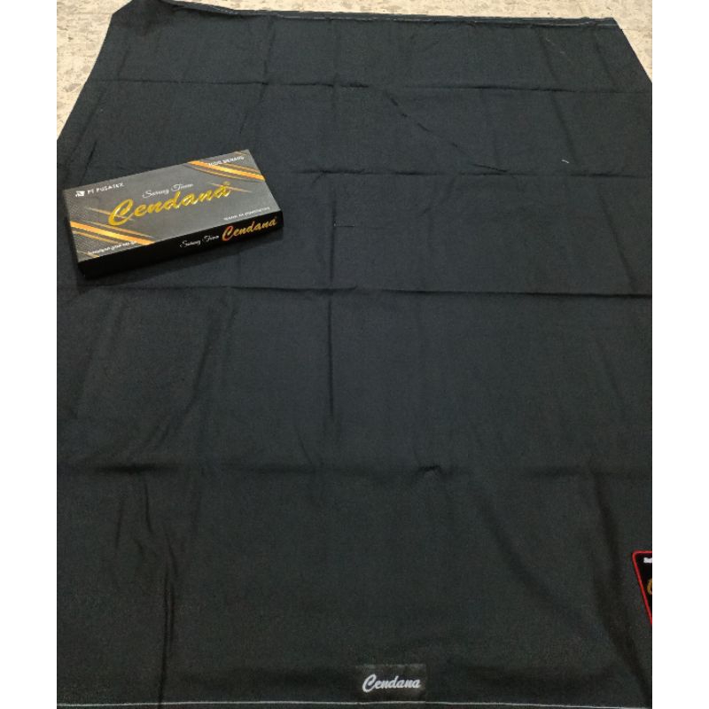 SARUNG CENDANA HITAM POLOS