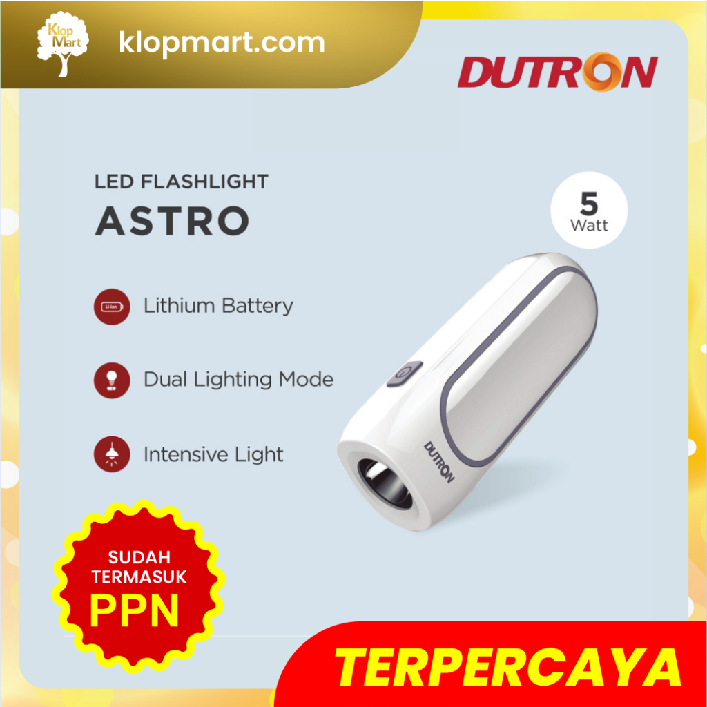 DUTRON Senter LED Emergency Flashlight Astro 5Watt