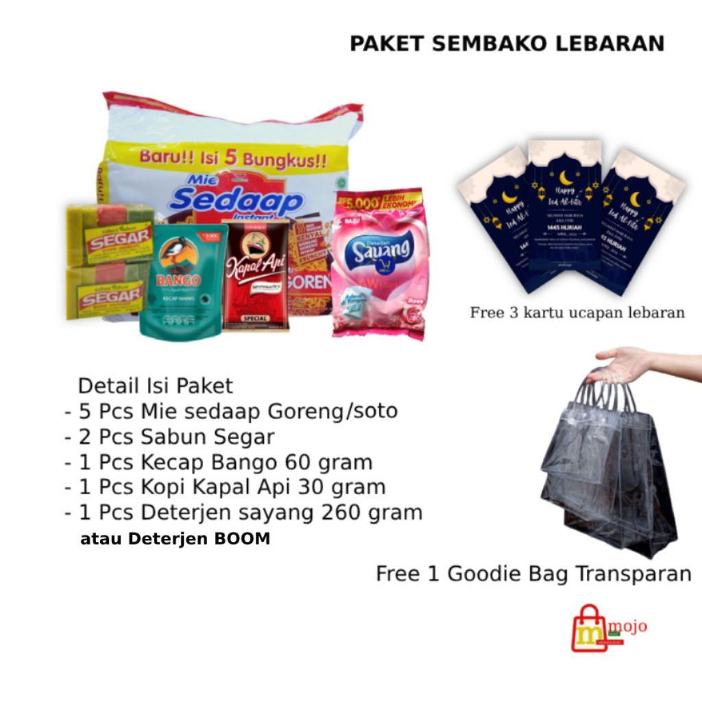 Paket Hampers Lebaran - Paket Sembako Lebaran Idul fitri - sabun segar sabun kodok