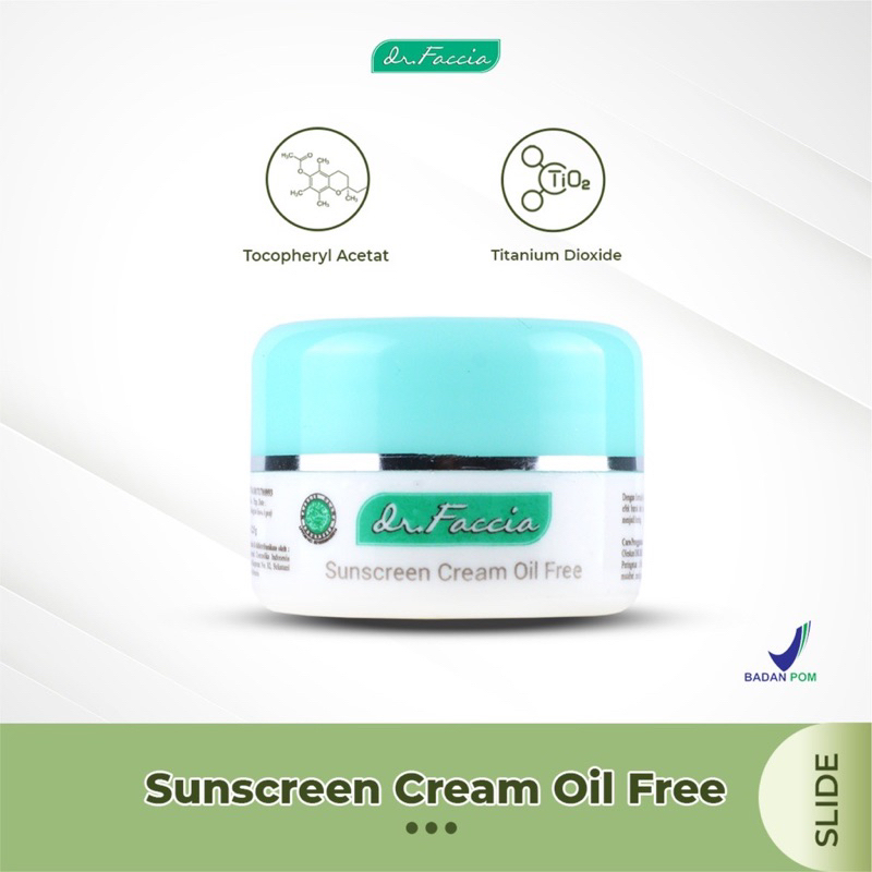 Dr. Faccia Sunscreen Cream Oil Free
