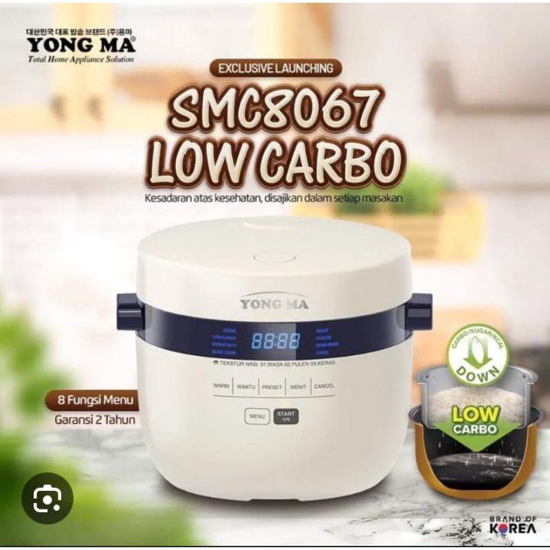 Magic Com Yong Ma Low Carbo SMC-8067