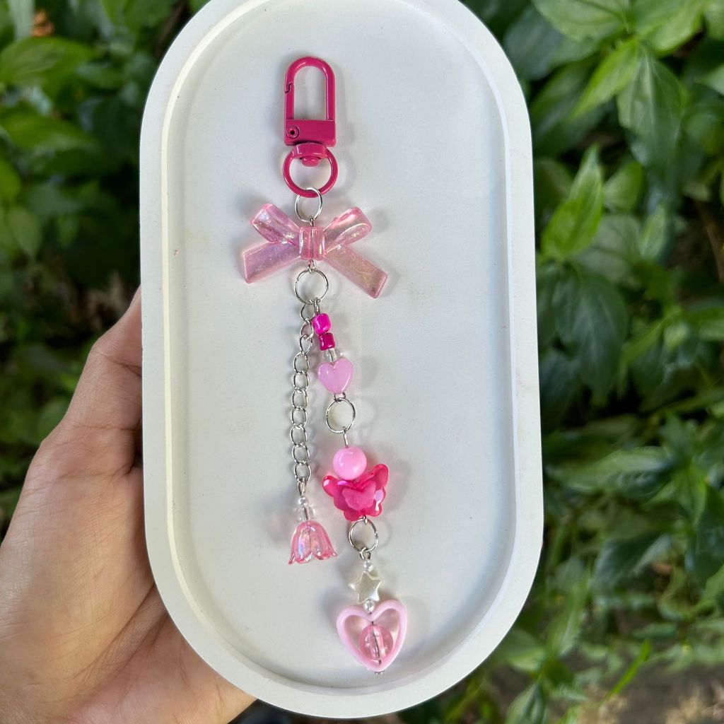 PITA GANTUNGAN KUNCI/TAS | GANTUNGAN MANIK MEWAH | MURAH | ACESORIES TAS