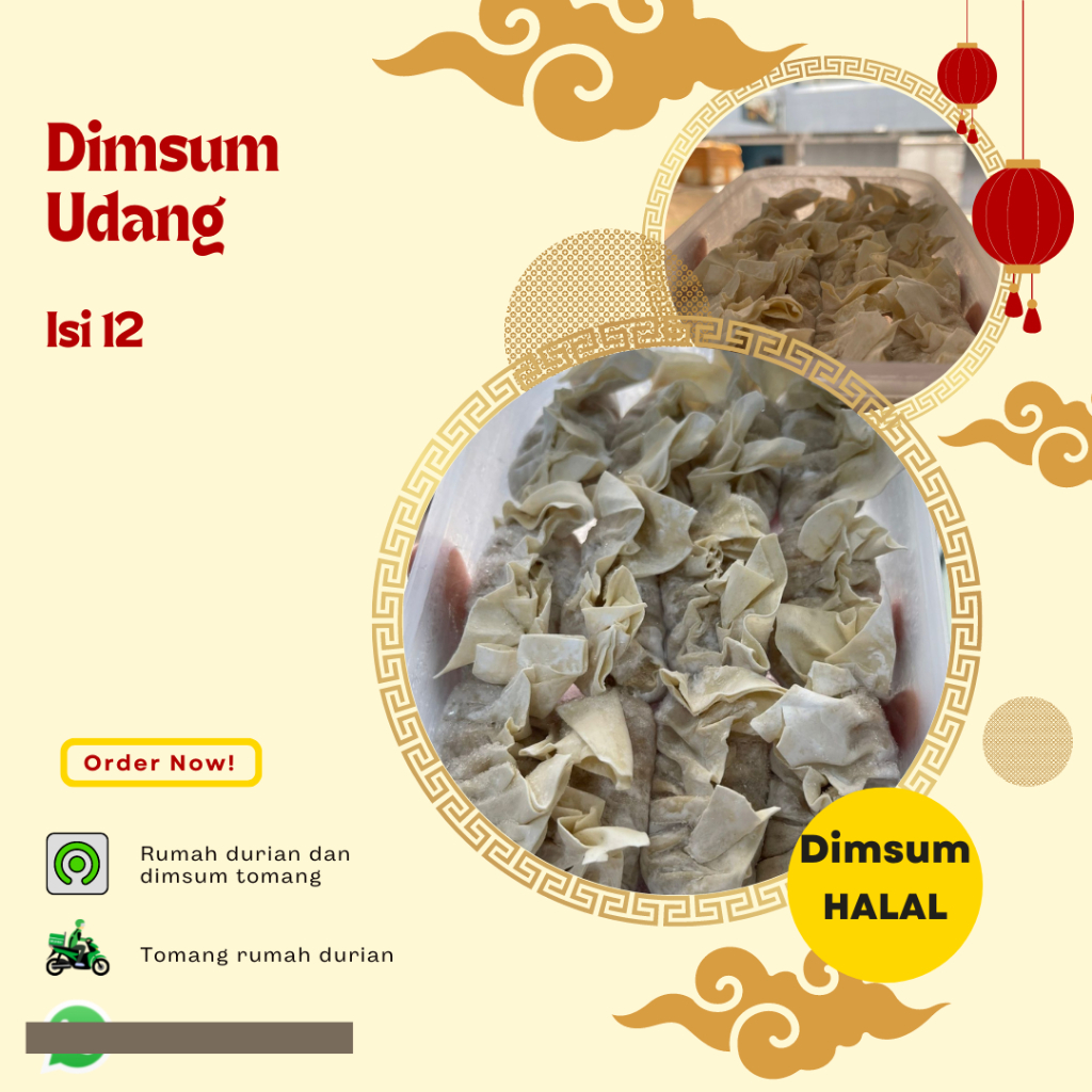 

Dimsum Siomay Udang isi 12 Lezat Frozen Medan Halal