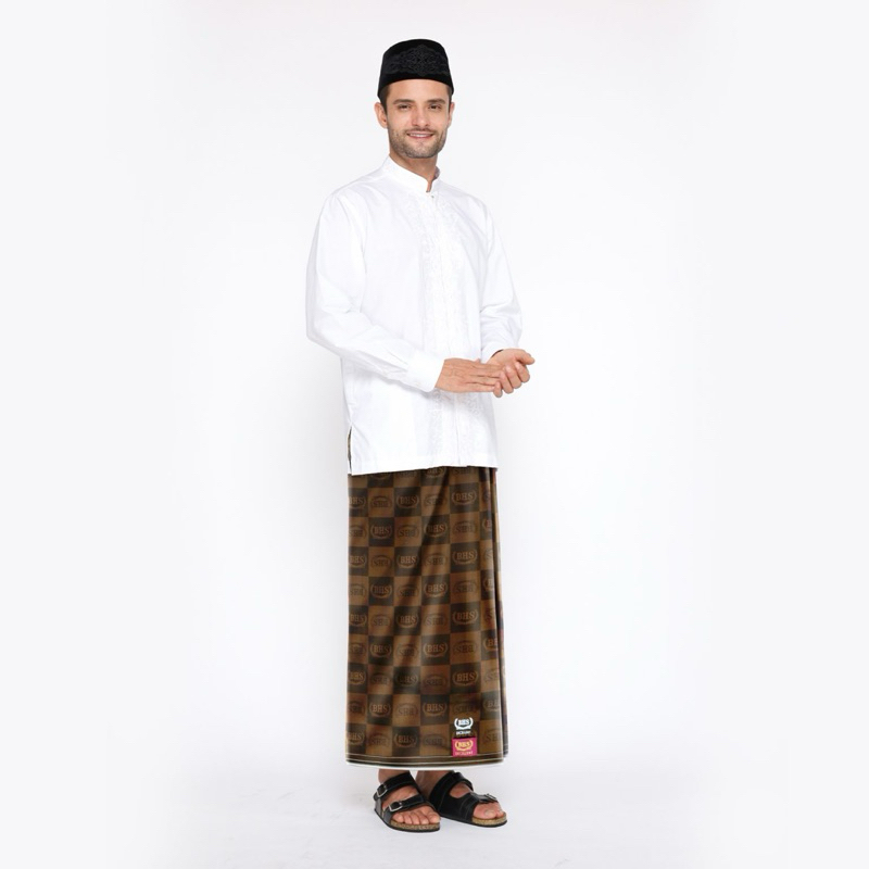 Sarung BHS Excellent Gold Motif E57 JMA Olive 01