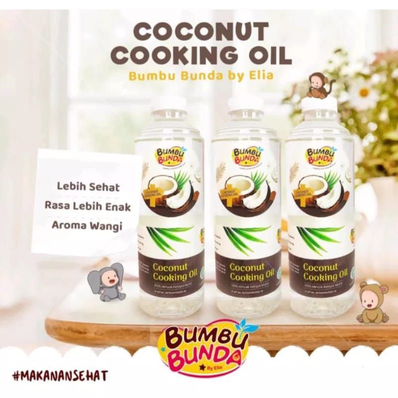 

BUMBU BUNDA ELIA COCONUT COOKING OIL | MINYAK GORENG KELAPA MURNI MPASI
