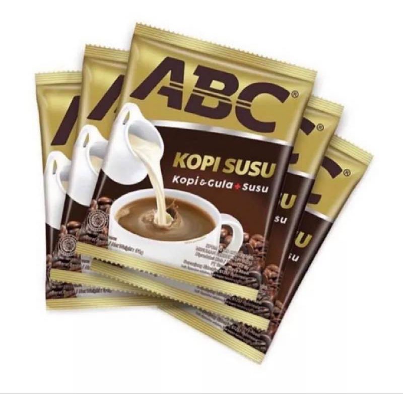 

abc kopi susu kemasan renceng isi 10bungkus