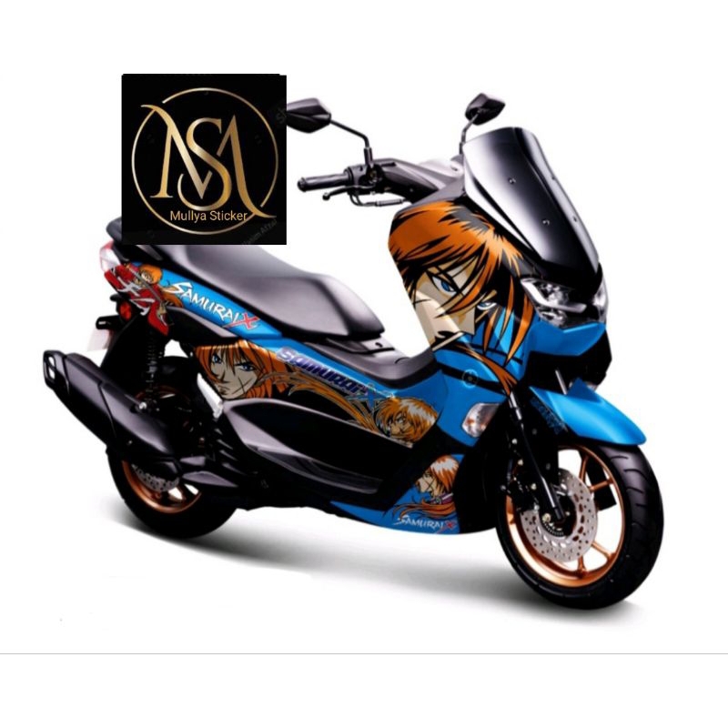 decal nmax new 2023 full body variasi samurai