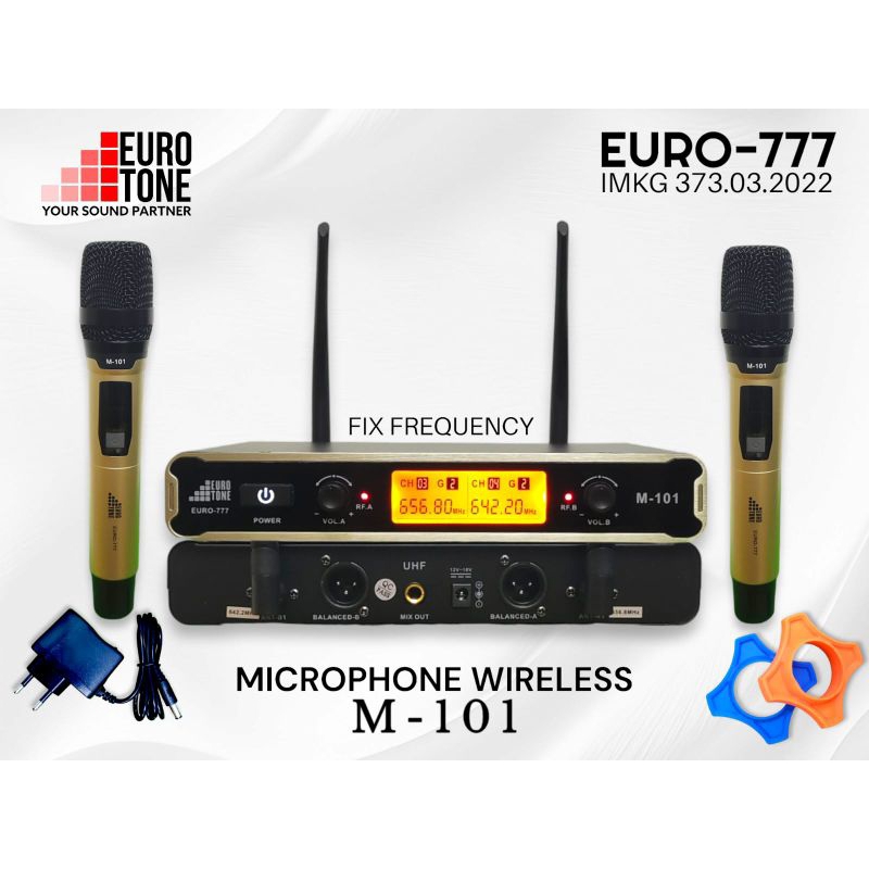 MIC WIRELESS EURO TONE M-101