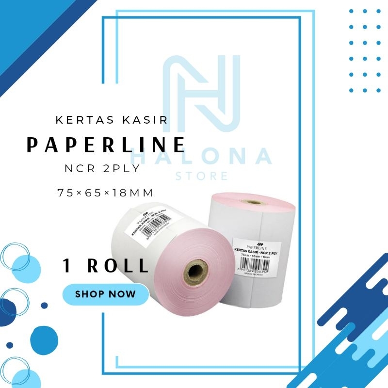 

Kertas Kasir/ Tellstruk / HVS Paper Roll Paperline 2 PLY