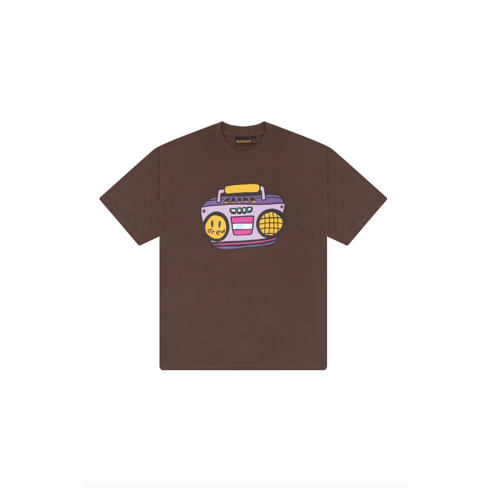 Drew House Boombox SS Chocolate Tshirt - ORI