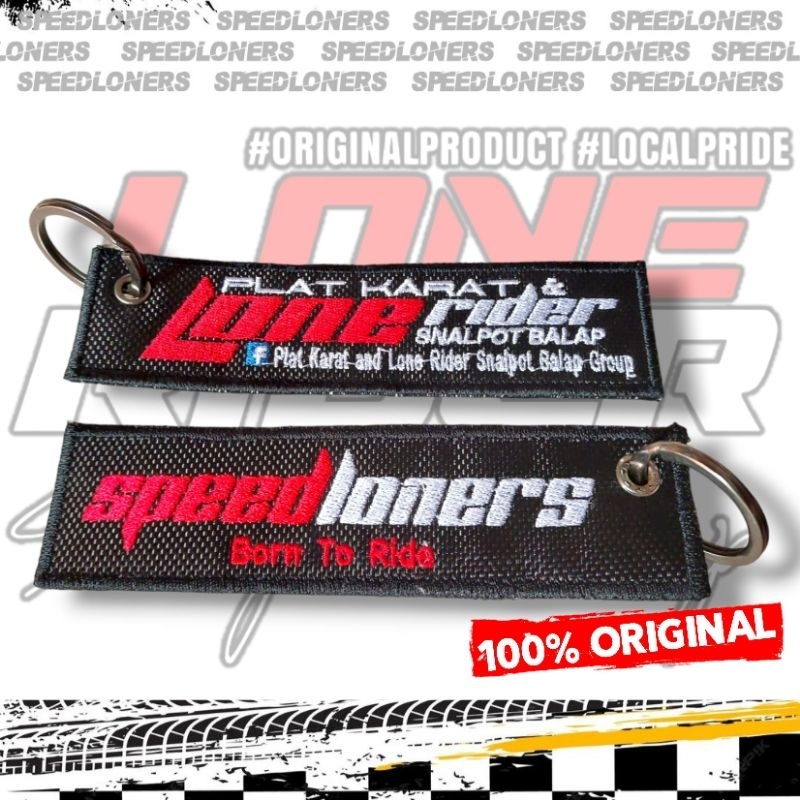 Lone Rider Original Merchandise - Gantungan Kunci Lone Rider - Ganci Lone Rider - Keyring Lone Rider