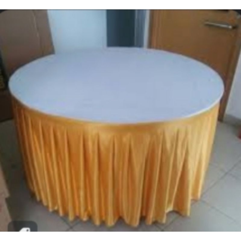 koper meja bundar 120x80
