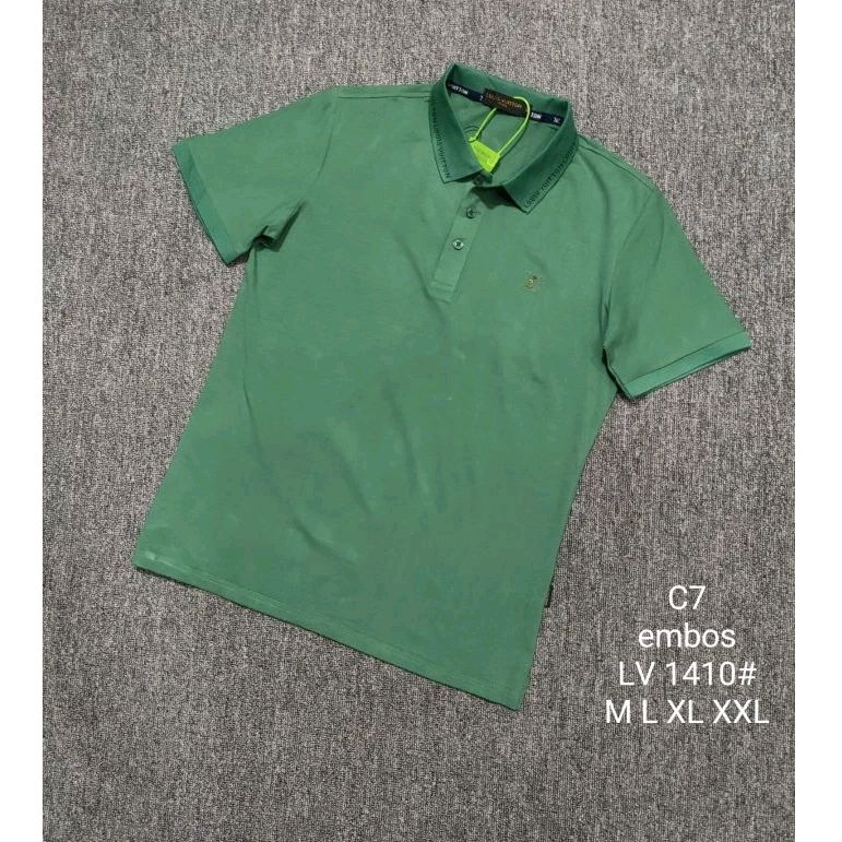 Kaos Kerah Pria Import Premium New Model #LV1410