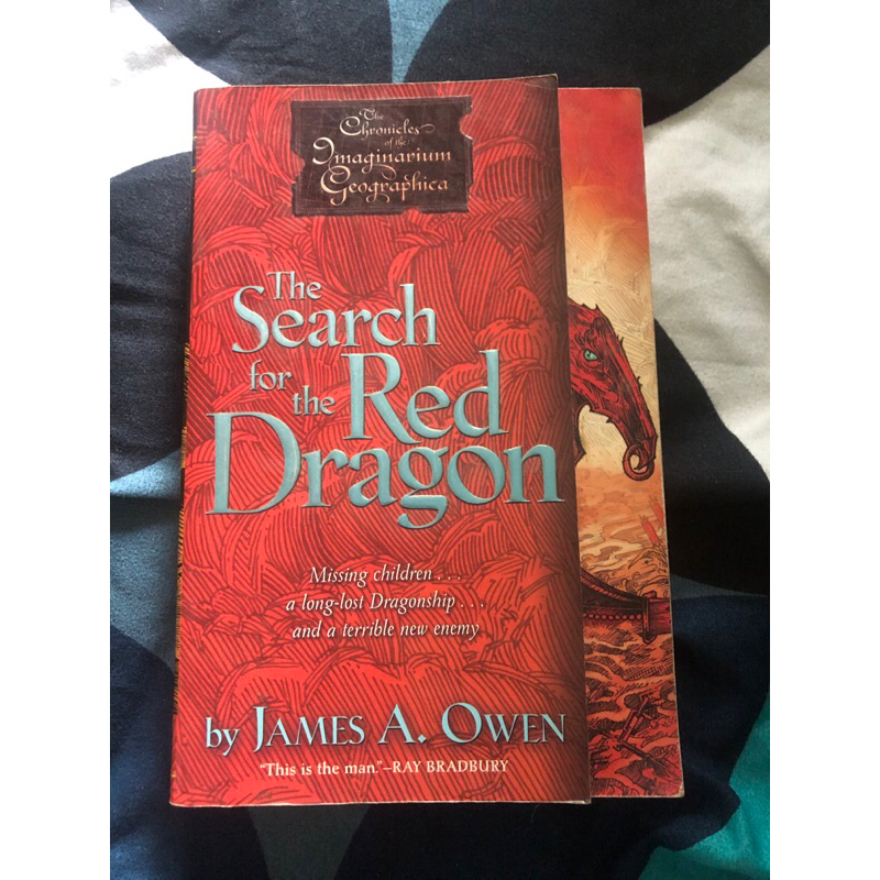 NOVEL THE SEARCH FOR THE RED DRAGON by JAMES A. OWEN