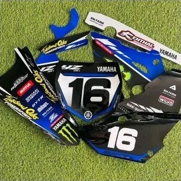 Decal Custome Yamaha Yz 125x f yz 250x f Terbaru 2017 2018 2019 2020 2021 2022 2023 2024