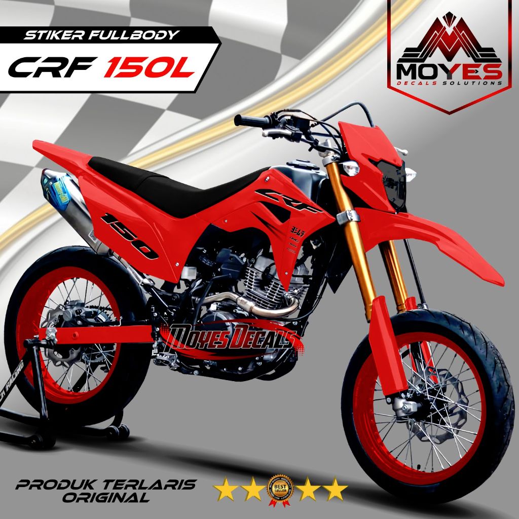 Decal CRF 150L 2018 stiker fullbody Variasi 1 warna