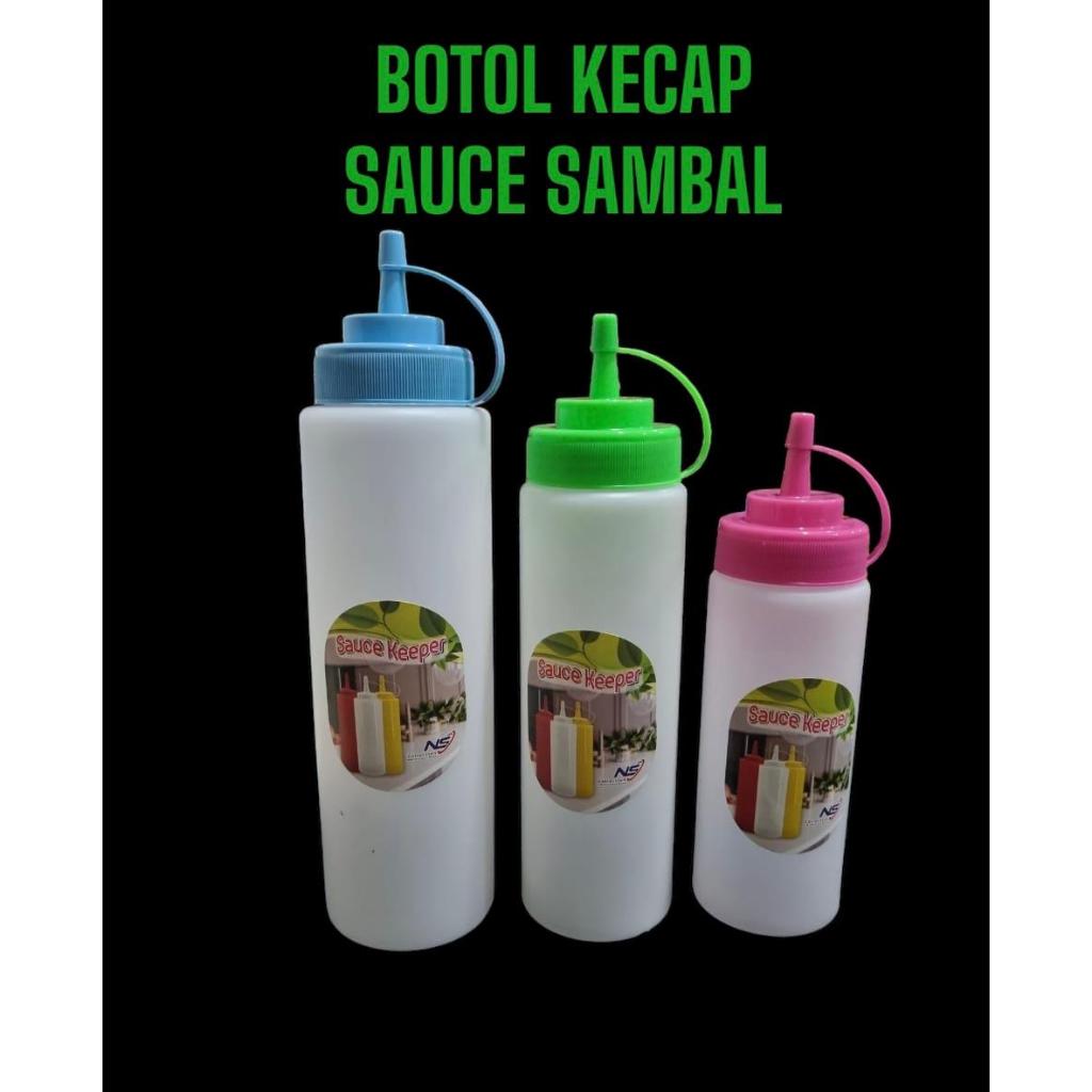 Botol Kecap / Botol Saos / Botol Kecap BESAR (Uk. L)