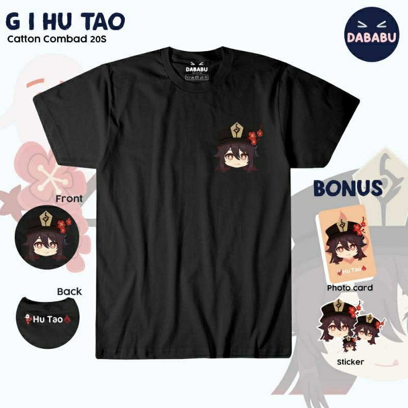T-Shirt/Baju kaos Hutao ala ala nendo | Gesnhin Impact