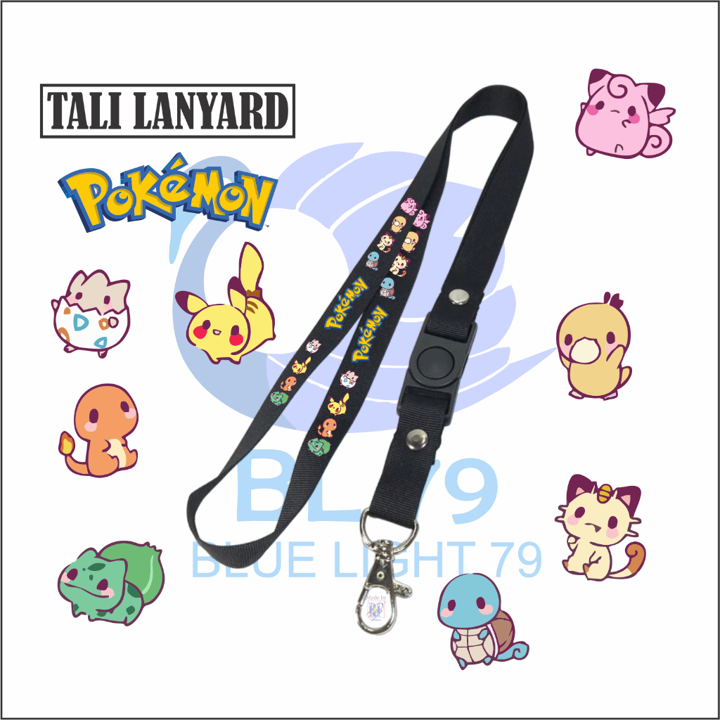 

TALI LANYARD ANIME POKEMON CHIBI | LANYARD POKEMON CHIBI LUCU - TALI ID CARD GANTUNGAN KUNCI GANTUNGAN FLASHDISK GANTUNGAN NAMETAG TALI LANYARD BEST SELLER COD