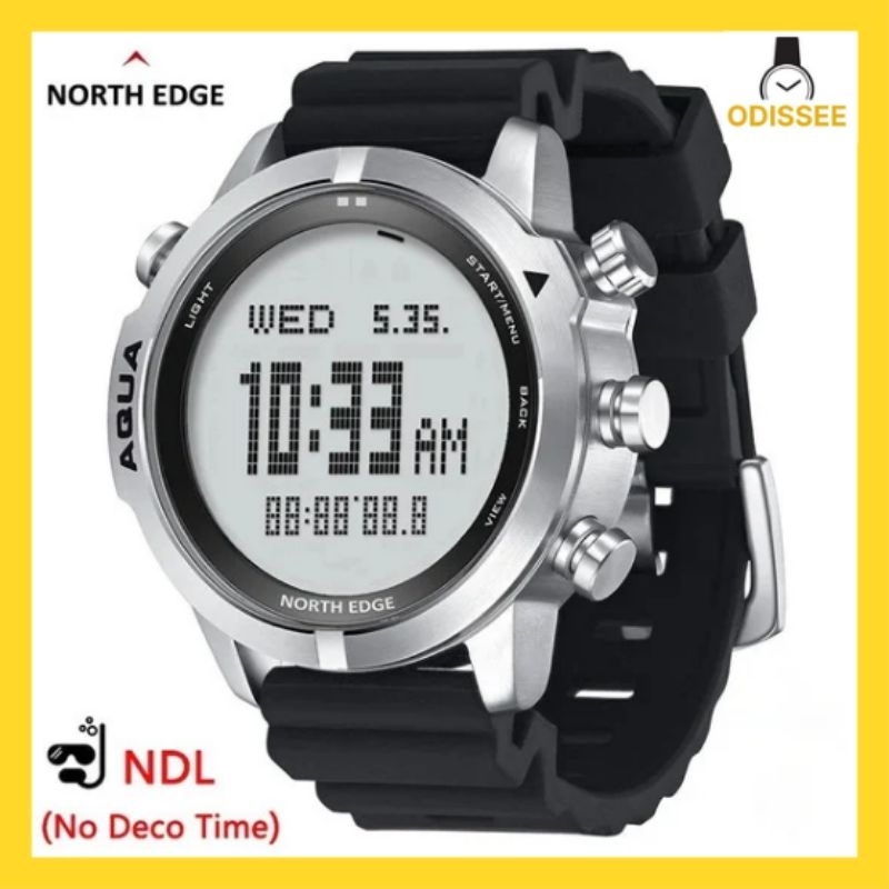 NORTH EDGE AQUA SCUBA DIVE WATCH UNDERWATER 100M ORIGINAL